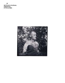Book cover of The Experimental Self: The Photography of Edvard Munch, featuring a photograph titled 'Self-Portrait in the Garden, A?sga?rdstrand 1904'. Published by MUNCH.