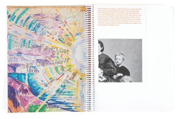 Book cover of No One Has Seen What You See, with a colorful sunset drawing. Published by MUNCH.