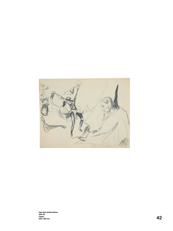 Book cover of Living Lines: Five Contemporary Artists on Edvard Munch’s Drawings: Marlene Dumas, Terje Nicolaisen, Nalini Malani, Georg Baselitz, Tracey Emin. Published by MUNCH.