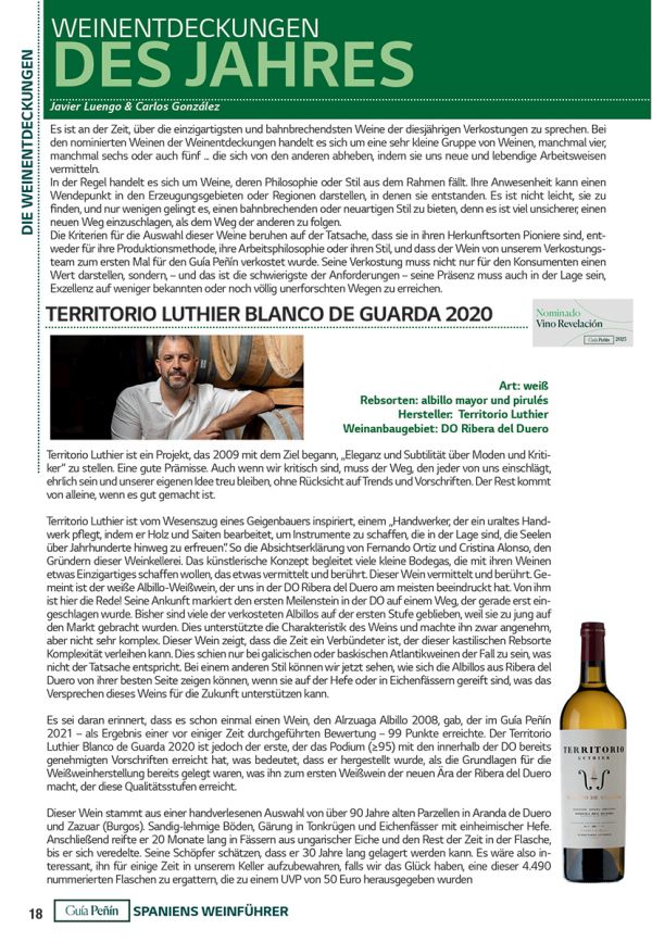 Book cover of Guía Peñín Spaniens Weinführer 2025. Published by Grupo Penin.