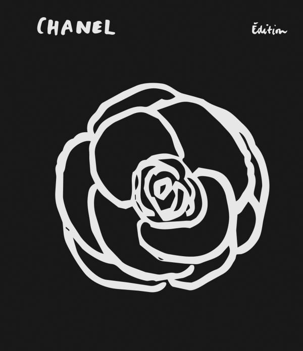 Book cover of Chanel Édition; featuring the iconic Chanel camellia logo. Published by Helmin Publishing.