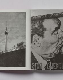 Book cover of Berlin; featuring to top of a TV tower. Published by Helmin & Sorgenfri.