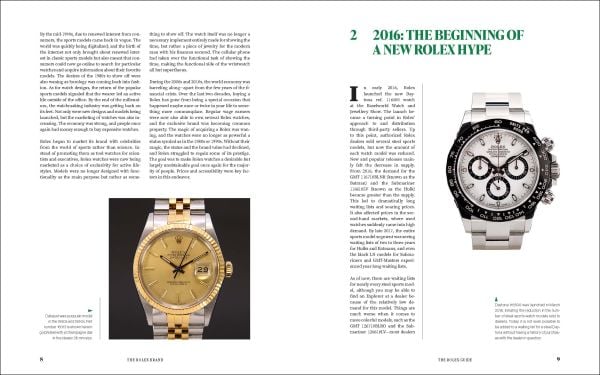 Book cover of The Rolex Guide. Published by Helmin & Sorgenfri.
