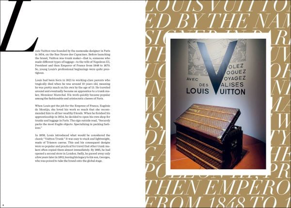 Book cover of The Essence of Louis Vuitton: Unfolded. Published by Helmin & Sorgenfri.