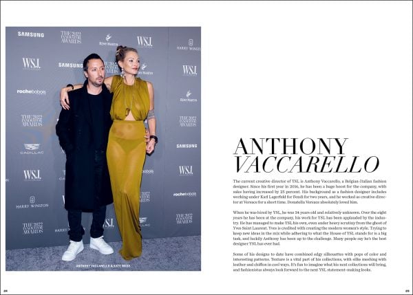 Book cover of The Essence of Yves Saint Laurent: Unfolded. Published by Helmin & Sorgenfri.