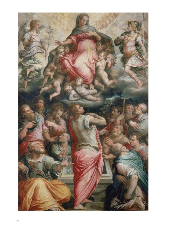 Book cover of Vasari for Bindo Altoviti: Christ Carrying the Cross; featuring a close up of painting of Christ Carrying the Cross. Published by Officina Libraria.