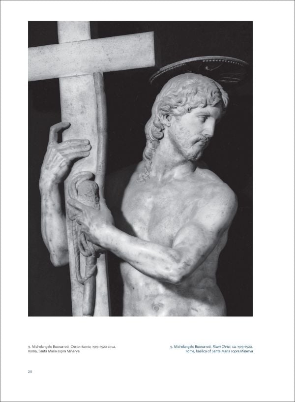 Book cover of Vasari for Bindo Altoviti: Christ Carrying the Cross; featuring a close up of painting of Christ Carrying the Cross. Published by Officina Libraria.