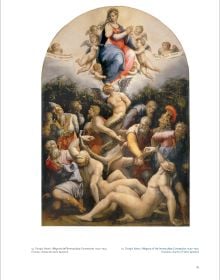 Book cover of Vasari for Bindo Altoviti: Christ Carrying the Cross; featuring a close up of painting of Christ Carrying the Cross. Published by Officina Libraria.