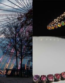 Luxurious jewel encrusted Diamond and gold bangle, on black cover, STARDUST THE WORK AND LIFE OF JEWELER EXTRAORDINAIRE Frédéric Zaavy in gold font above.