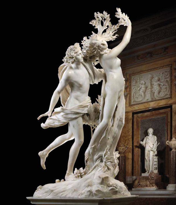 Book cover of Galleria Borghese. General Catalogue, with a sculpture by Gian Lorenzo Bernini titled 'The Rape of Proserpina'. Published by Officina Libraria.