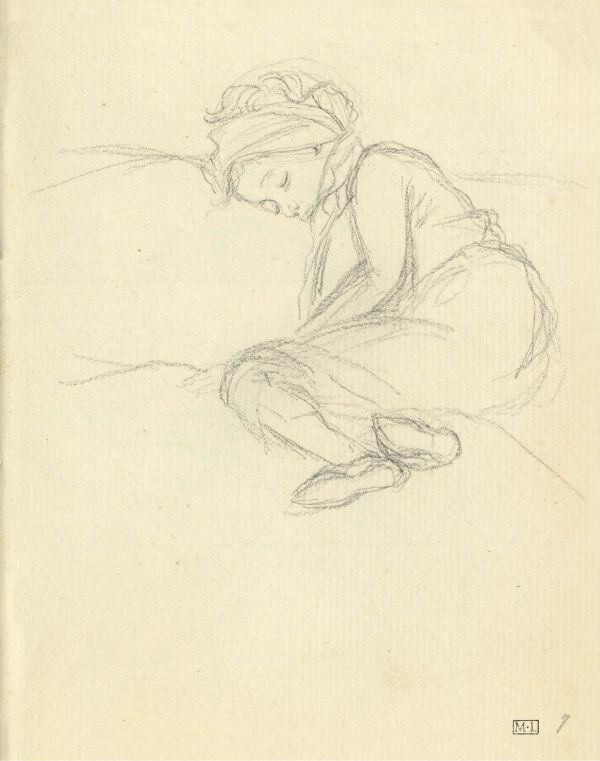 Book cover of Le carnet Meuricoffre: portraits d’Antoine Jean Gros, with a preparatory sketch of child sitting at table, with toy figures. Published by Officina Libraria.
