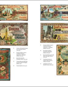Book cover of Italian Tin Boxes: 1885-1950; with a tin with face on. Published by Silvana.