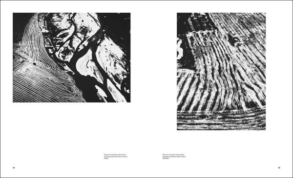 Book cover of Mario Giacomelli: Written Landscapes. Published by Silvana.