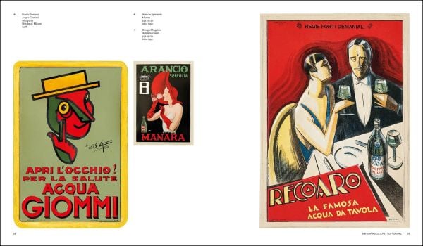 Book cover of Italian Tin Signs: 1890-1950. Published by Silvana.