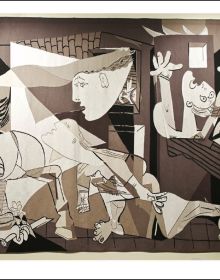 Book cover of Guernica: Icon of Peace; with a painting by Pablo Picasso. Published by Silvana.