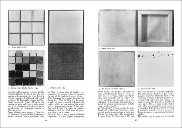 Giulio Paolini in red font on white and grey cover with black lines by Silvana Editoriale.