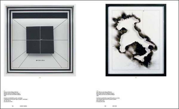 Aerial shot of organic stone like material, on olive green cover, Anna Maria Maiolino in black font above.