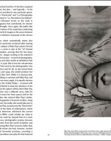 Les larmes by Man Ray, close up of female eye with long spidery eyelashes, on pink cover, woman ray in pink and white font below.