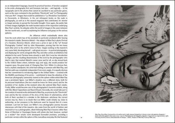 Les larmes by Man Ray, close up of female eye with long spidery eyelashes, on pink cover, woman ray in pink and white font below.