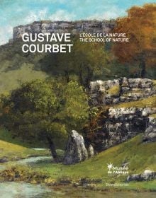 Paysage Au Ruisseau Et Au Rocher by Gustave Courbet signed in lower right corner G. Courbet