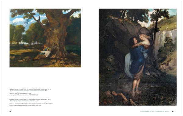 Paysage Au Ruisseau Et Au Rocher by Gustave Courbet signed in lower right corner G. Courbet