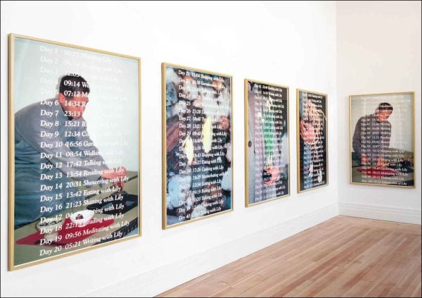 3 Asian figures sweeping floor with twig made brooms, LEE MINGWEI LI GIFTS & RITUALS in white font down top half of cover.