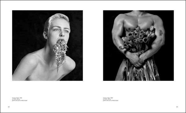 Book cover of Erwin Olaf, with a portrait photograph titled The Niece, Palm Springs, 2018, with girl sitting on green sofa holding glass of milk. Published by Silvana