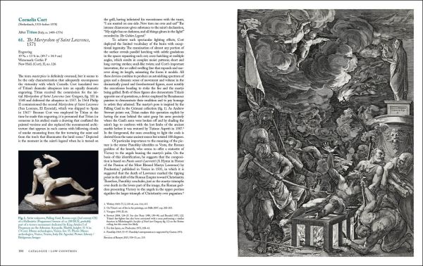 Ugo da Carpi's 1604 Saturn woodcut print in black with Renaissance Impressions in white font above