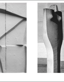 TINO NIVOLA IN AMERICA in white font to centre of grey concrete cover, by Silvana