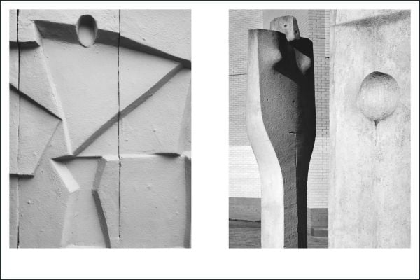 TINO NIVOLA IN AMERICA in white font to centre of grey concrete cover, by Silvana