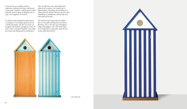 Book cover of Aldo Rossi: Design - 1960-1997. Catalogue Raisonné, with the designer grasping a black framed clear Perspex chair in left hand. Published by Silvana.