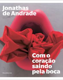Book cover of Jonathas de Andrade Com o coração saindo pela boca, with a photo of installation titled 'With the Heart Coming Out of Mouth'. Published by Silvana.