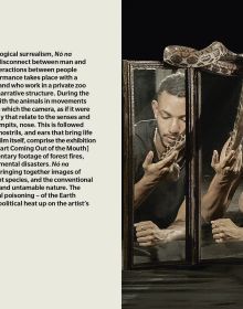 Book cover of Jonathas de Andrade Com o coração saindo pela boca, with a photo of installation titled 'With the Heart Coming Out of Mouth'. Published by Silvana.