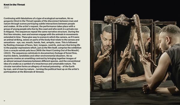 Book cover of Jonathas de Andrade Com o coração saindo pela boca, with a photo of installation titled 'With the Heart Coming Out of Mouth'. Published by Silvana.