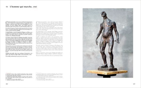 Book cover of Germaine Richier: Life and Work. Catalogue Raisonné – Vol. I, 1916-1946, with a head sculpture with blue lines on face. Published by Silvana.