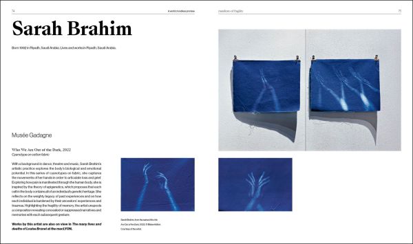 Book cover of A World of Endless Promise: The 16th Lyon Biennale: Manifesto of Fragility. Published by Silvana