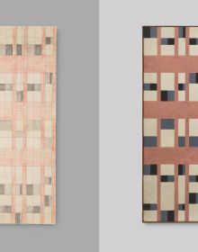 Book cover of Enzo Mari, with a page featuring a numbered grid. Published by Silvana.