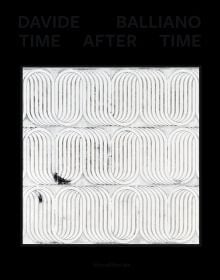 Book cover of Davide Balliano, with a sculptural painting of white geometric wavy lines. Published by Silvana.
