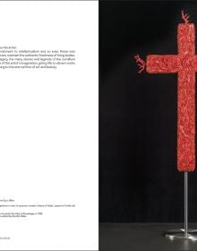 Book cover of Jan Fabre, featuring a coral sculpture by the artist, tilted 'A spiritual space, 2022'. Published by Silvana.