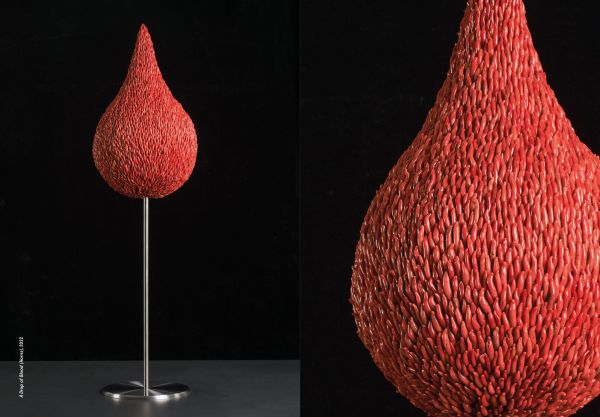 Book cover of Jan Fabre, featuring a coral sculpture by the artist, tilted 'A spiritual space, 2022'. Published by Silvana.