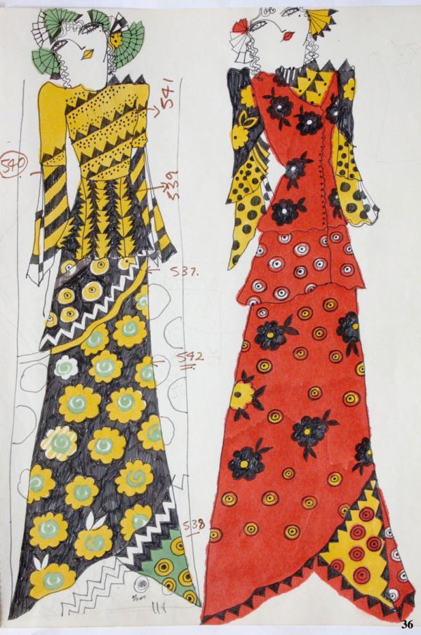 Book cover of Mr & Mrs Clark, featuring fashion model dressed in bright yellow and green 60s flared jumpsuit, with biplane crashing behind. Published by Silvana.