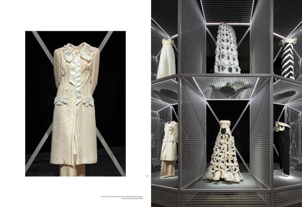 Book cover of Forever Valentino, with red book mark to outside edge. Published by Silvana.