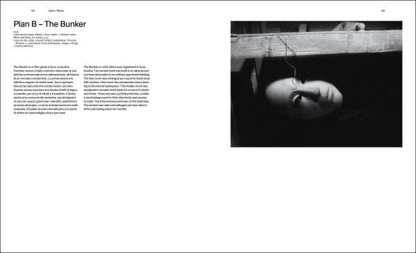 Book cover of Fontana, with an exhibition space featuring a large spherical sculpture on plinth and canvas on wall with a long cut down centre. Published by Silvana.