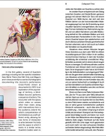 Book cover of Christina Quarles, Collapsed Time, with a painting of naked female body surrounded by coloured abstract shapes. Published by Silvana.