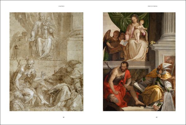 Book cover of Veronese, with a painting of two children with a brown dog in-between them. Published by Silvana.