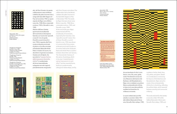 Book cover of Mario Nigro, Opere | Works 1947-1992. Published by Silvana.