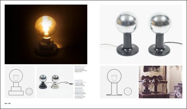 Book cover of NewLamp: Catalogue raisonné 1969-1973, with a modern lamp made of four cubes. Published by Silvana.