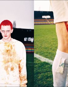 Book cover of Marianna Simnett: Winner, with a person shouting; blood dripping down face. Published by Silvana.