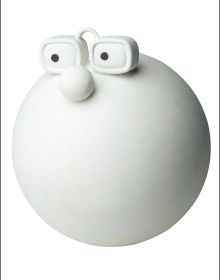 Book cover of Armando Testa, with a red sphere and half of one below. Published by Silvana.