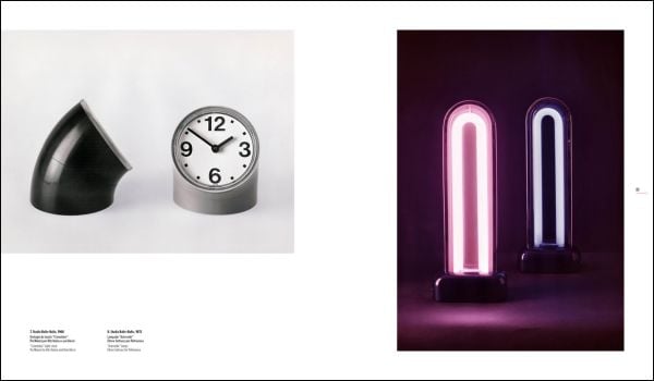 Book cover of Ballo&Ballo: Photography and design in Milan 1956-2005, with a padded chair in the shape of a baseball glove, and a Dalmatian dog lying on it. Published by Silvana.